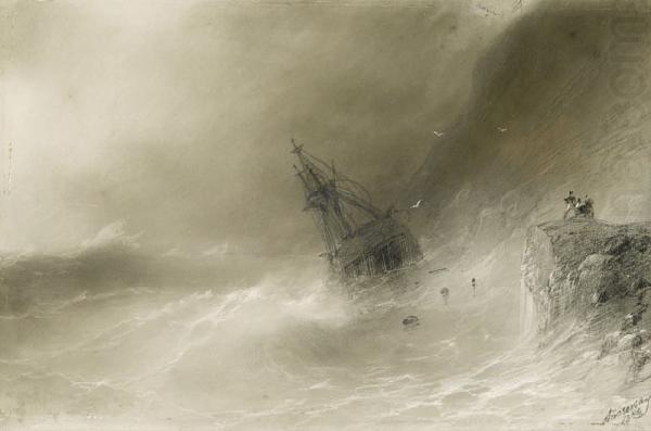 Ivan Aivazovsky Shipwreck china oil painting image